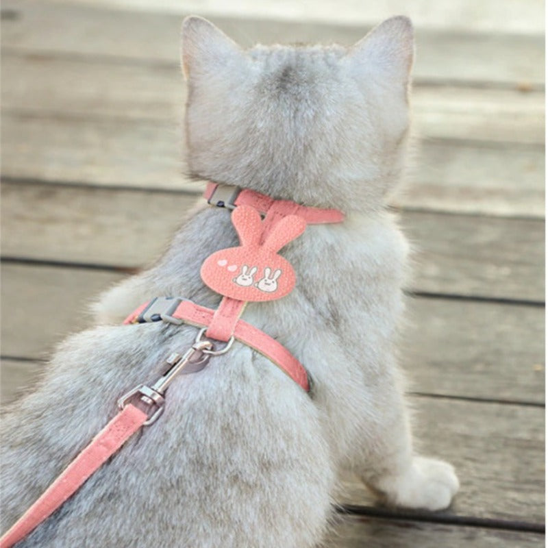 Adjustable Nylon Pet Cat Halter Collar