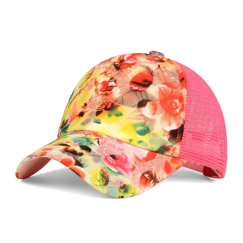New Fashion Personalized Printed Baseball Cap Stylish Internet Celebrity Elegant Cap Women's Sunscreen Hat