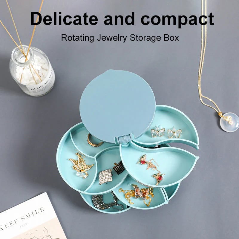 🔥Buy 1 Get 1 Free - 🎁4 Layers Rotatable Jewelry Storage Box