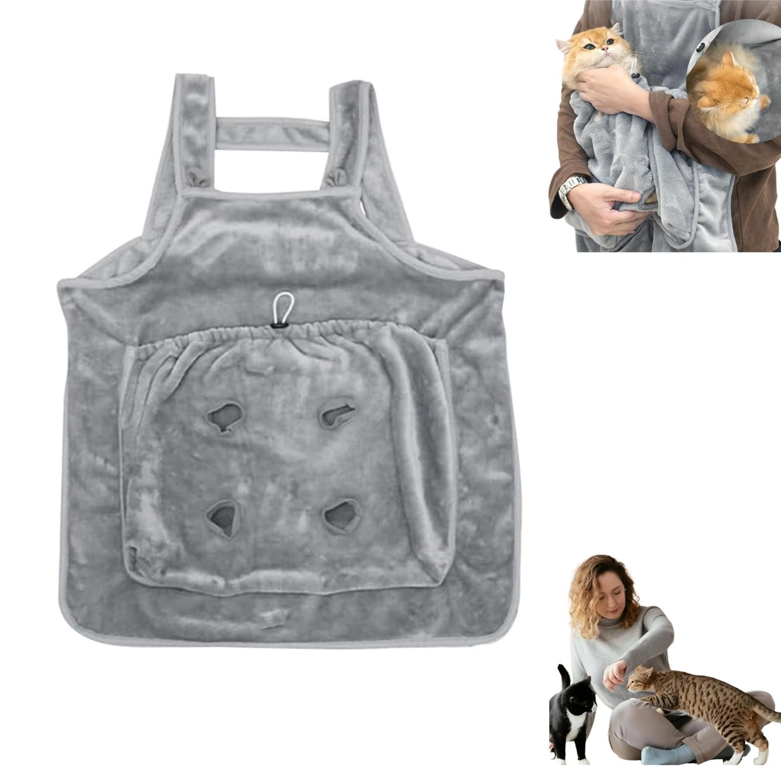 Cat Apron Suspenders