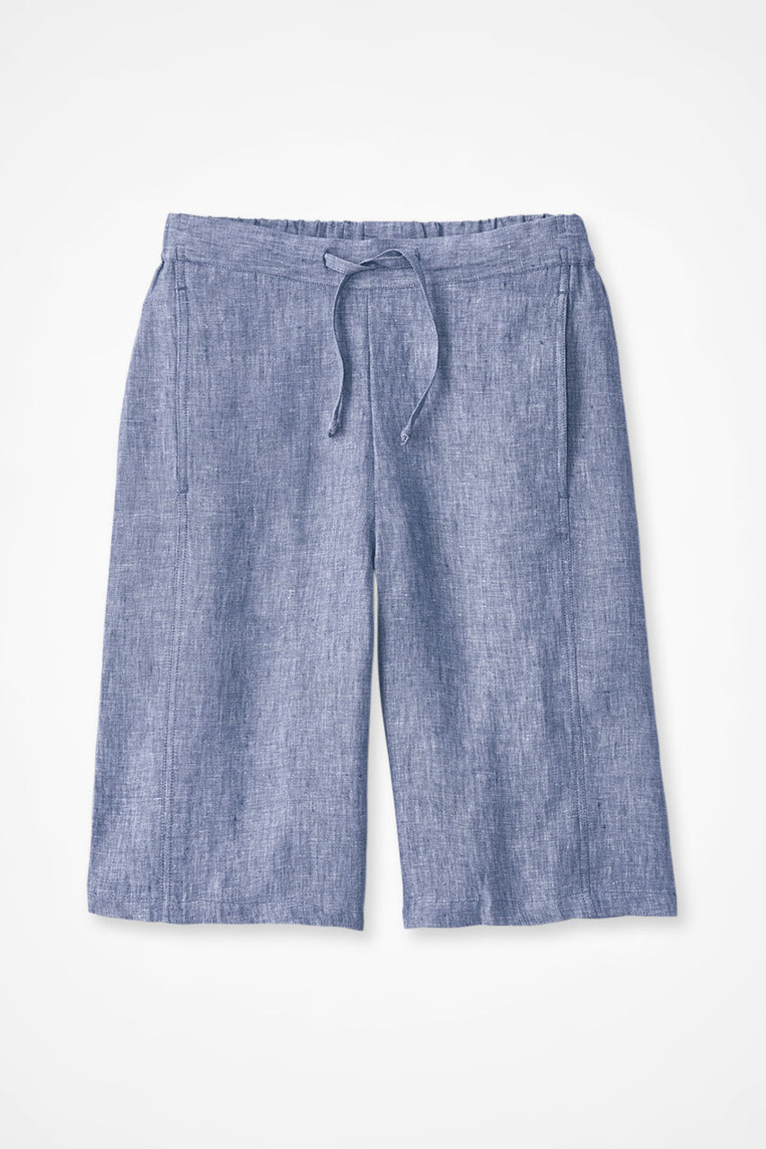 Linen Cross-Dyed Shorts