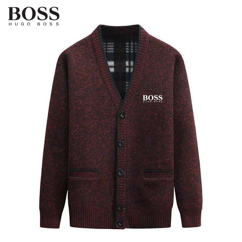 BOSS Men-s Luxury Wool Cardigan