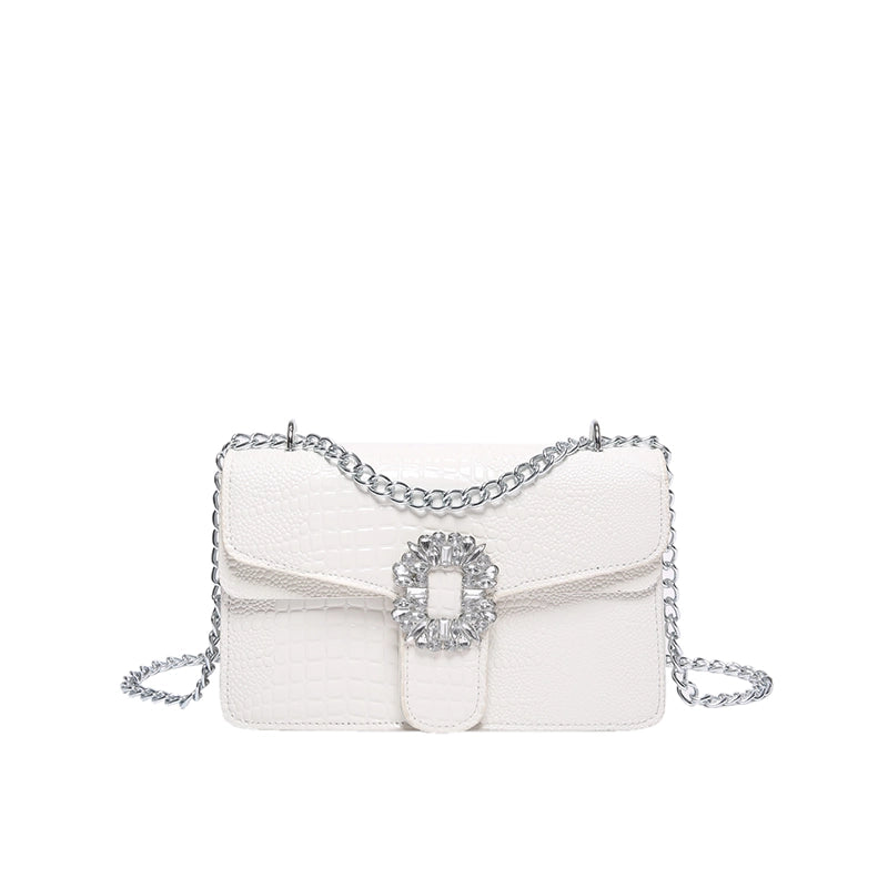 Vintage Style Classic Style Solid Color Crocodile Pu Leather Women's
