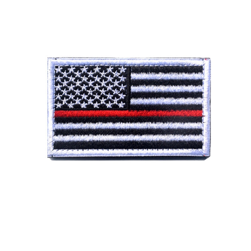 All Seasons Diagonal Cloth Woven Flag Bag Charms