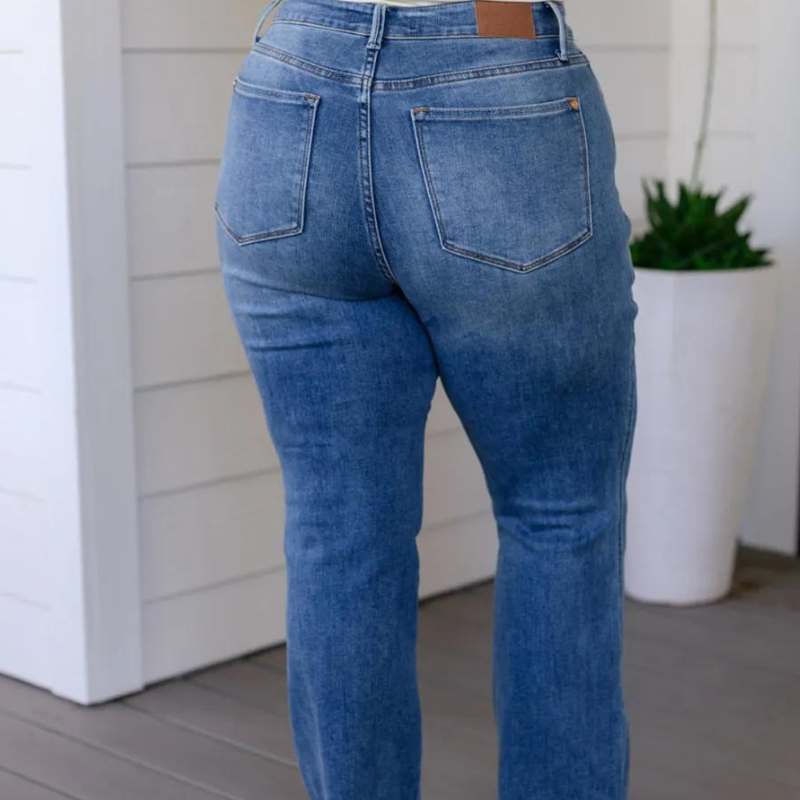 High Rise Tummy Control  Bootcut Jeans