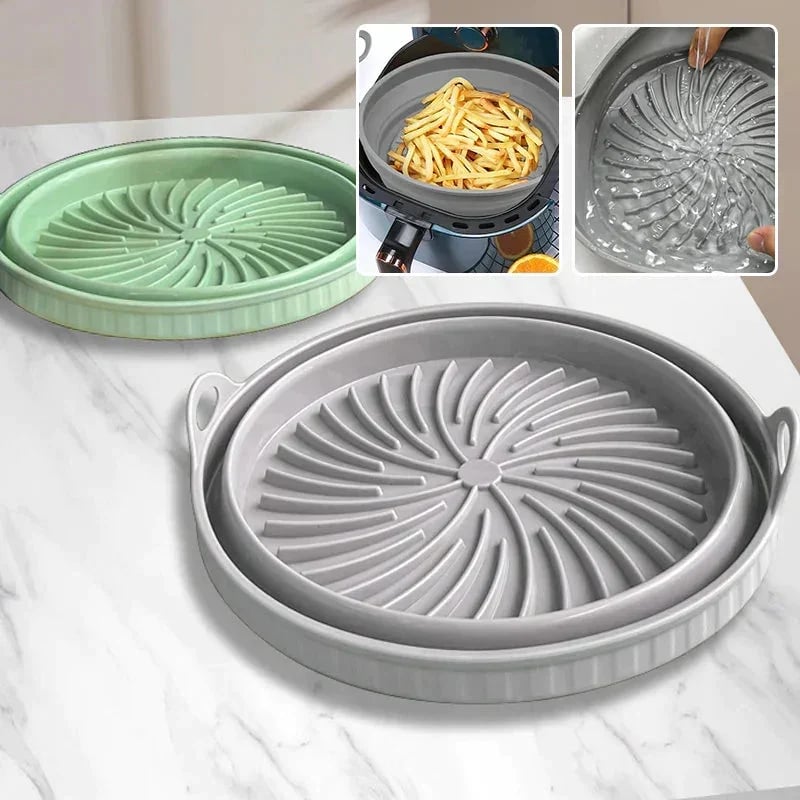 Air Fryer Grill Pan Made Of Silicone