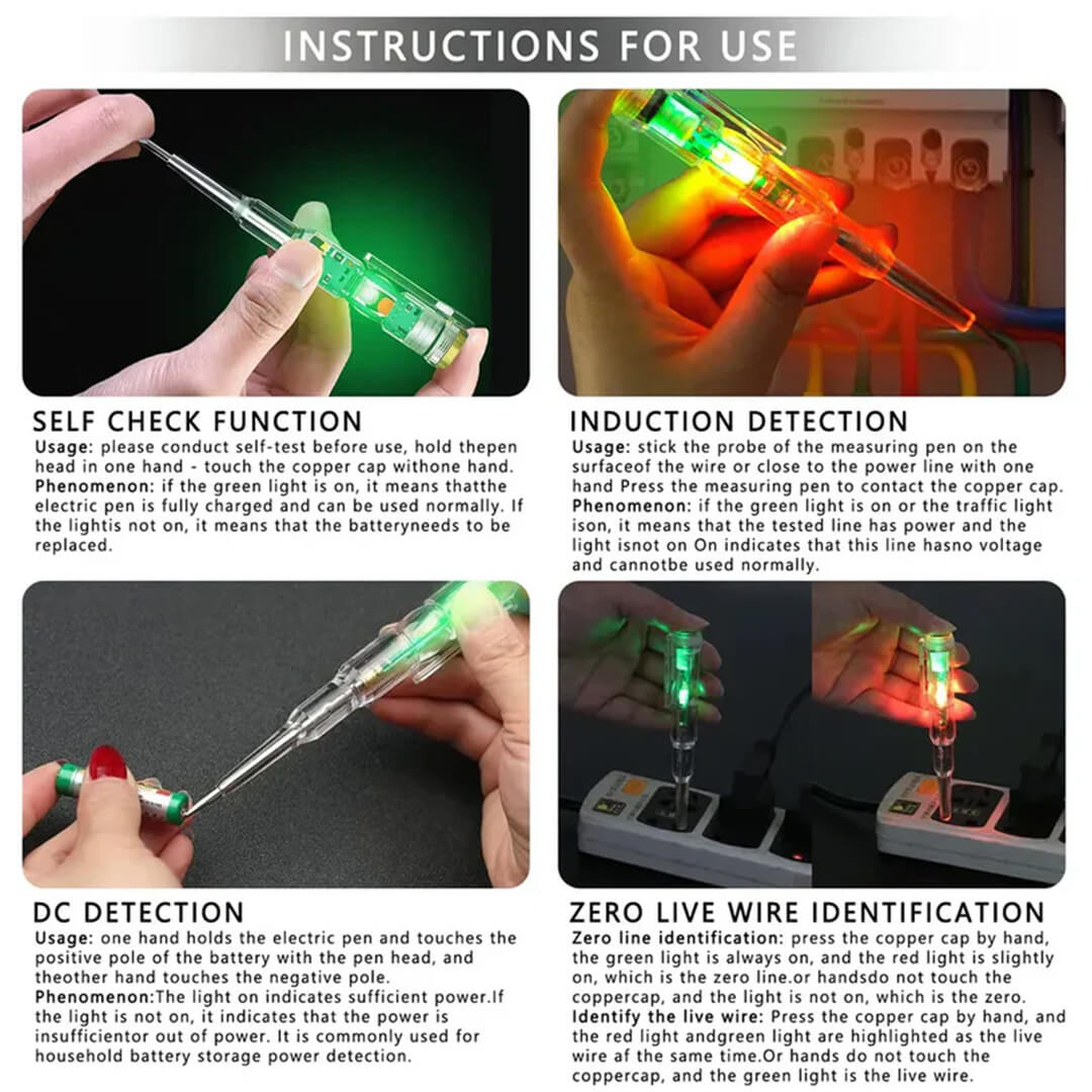 Dual Circuit Voltage & Current Tester (High Quality)