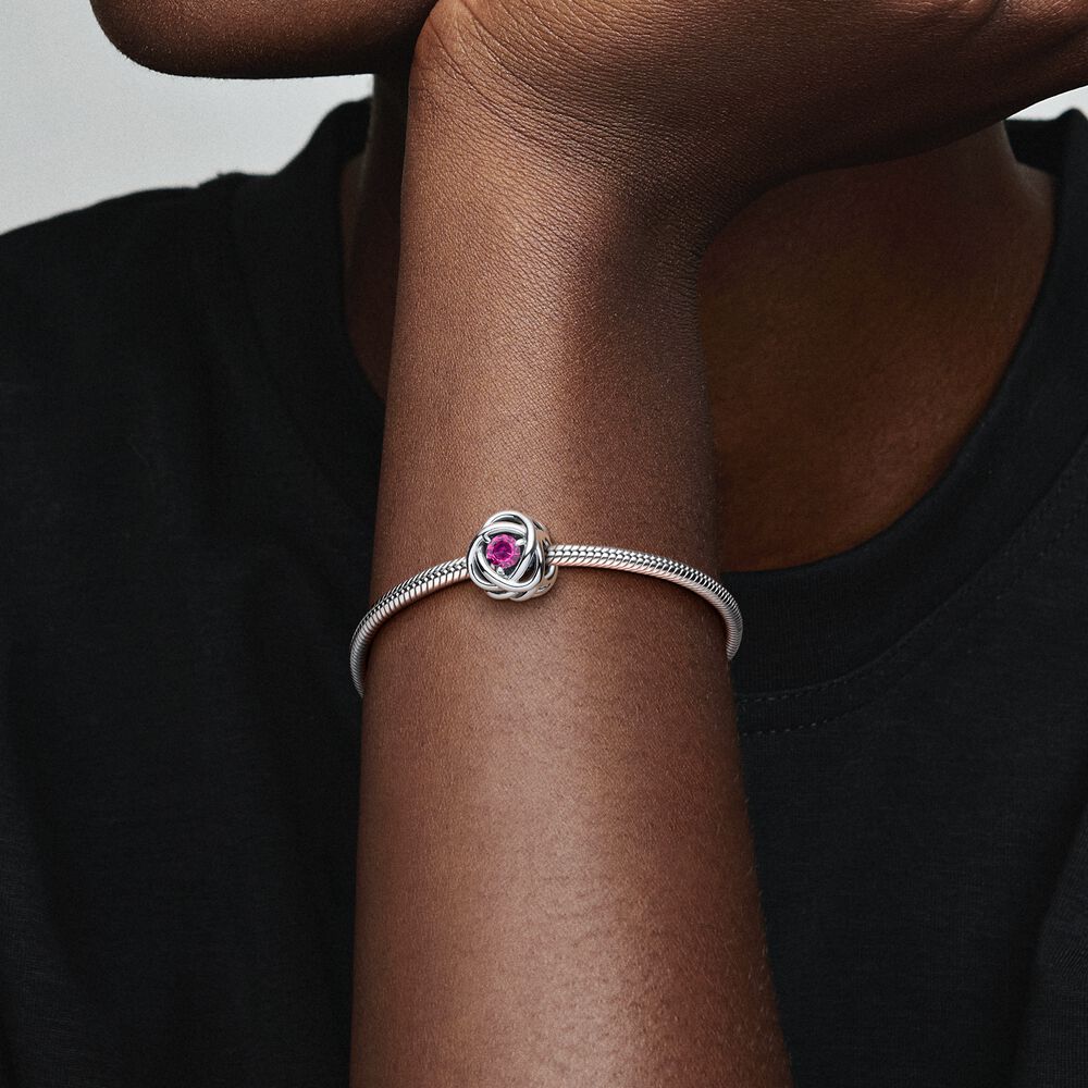 Pink Eternity Circle Pandora Charm