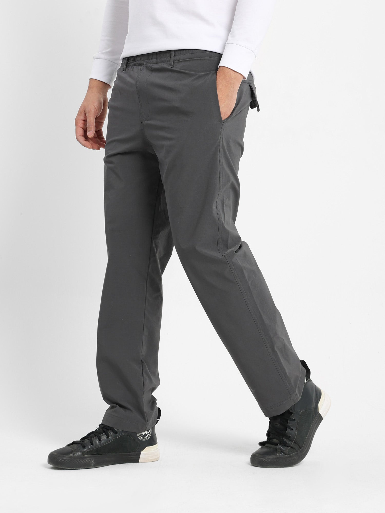 Casual Free Style Solid Pants