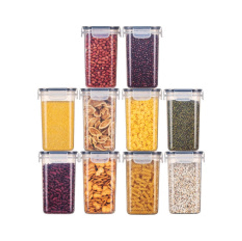 Minimalist Transparent Plastic Storage Container Box