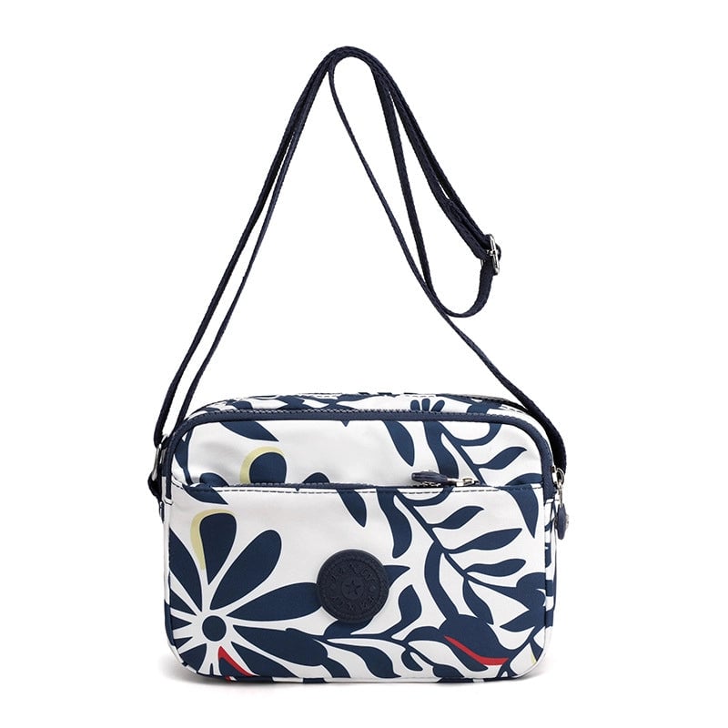 Unisex Oxford Cloth Printing Streetwear Square Zipper Square Bag