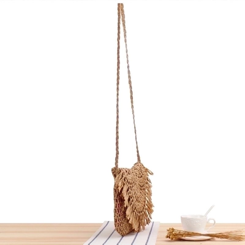 Women's Small Spring&summer Straw Vacation Straw Bag