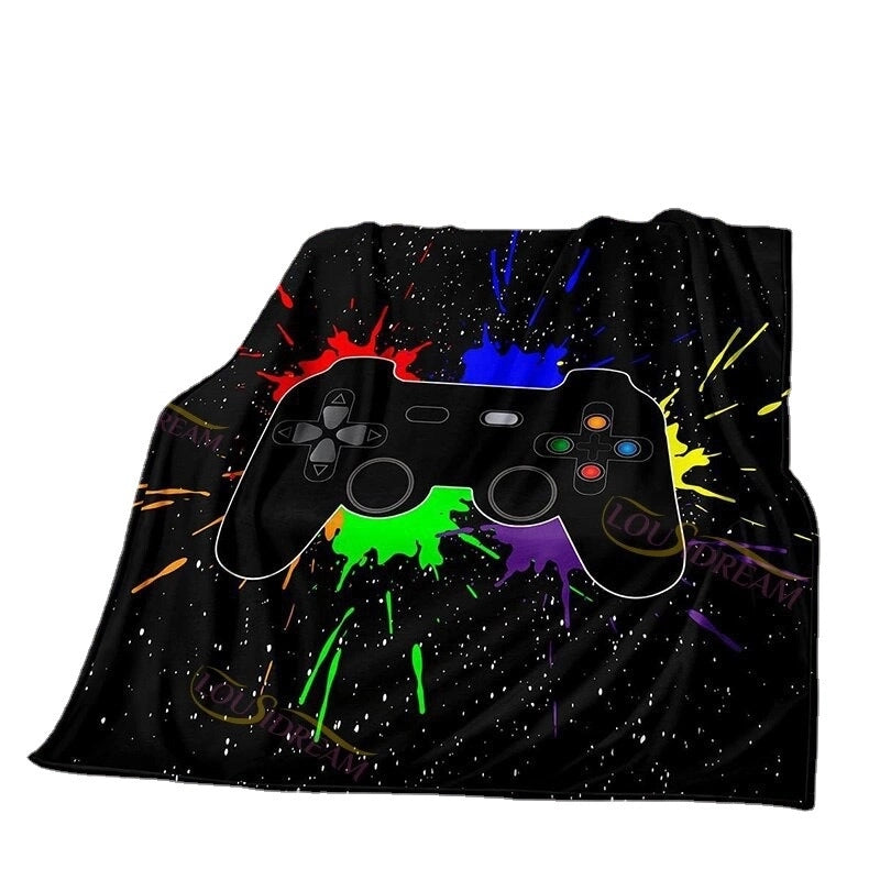 Vacation Cartoon Polyester Blanket
