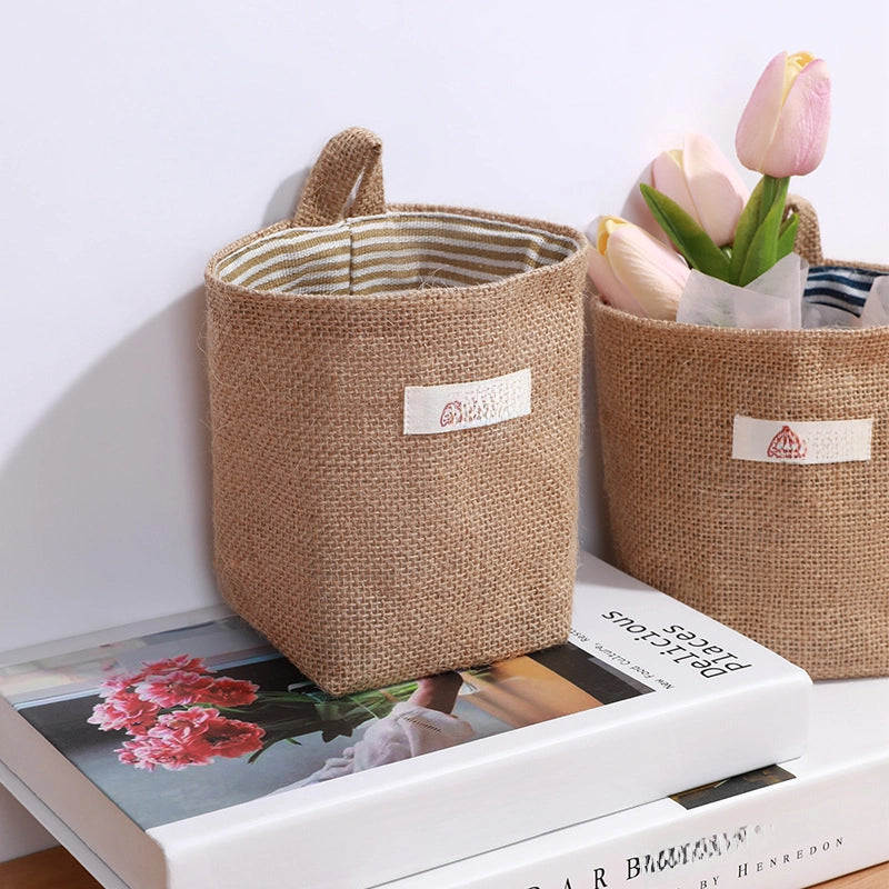 Hanging Bag Wall Hanging Dormitory Bed Mini Small Linen Bag Upper Bed Bedside Bedside Mobile Phone Door Back Storage Bag