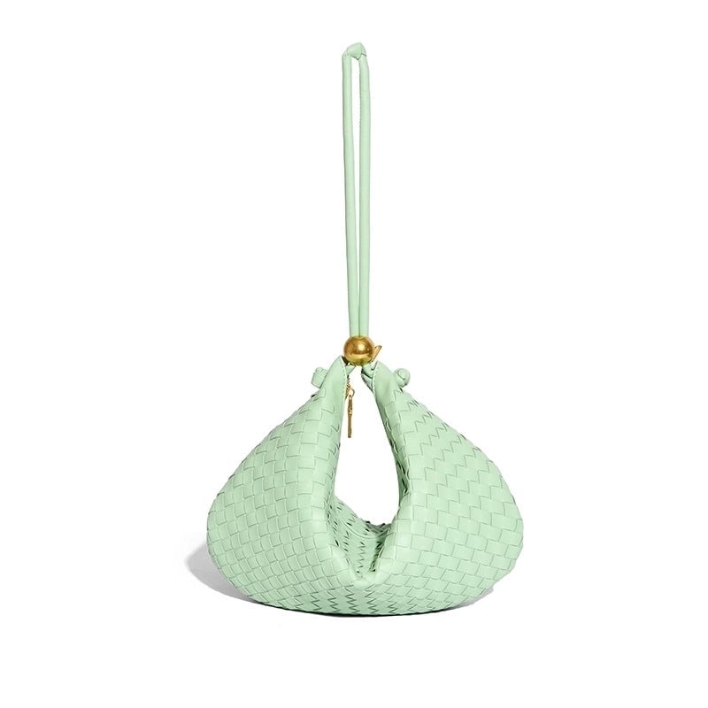 Women's Large All Seasons Pu Leather Solid Color Streetwear Dumpling Shape Zipper Underarm Bag