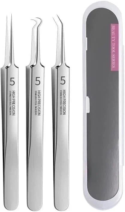 🔥Professional Facial Blackhead Remover Tweezers