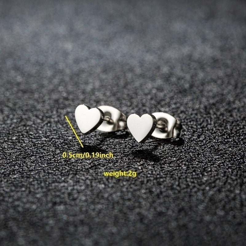 1 Pair Minimalist Classic Style Round Star Moon Hollow Out 304 Stainless Steel 18K Gold Plated Ear Studs