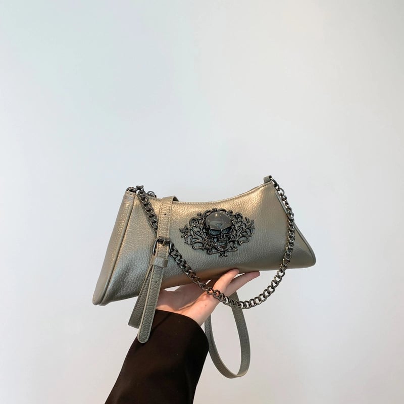 Women's Medium Pu Leather Solid Color Vintage Style Streetwear Square Zipper Crossbody Bag
