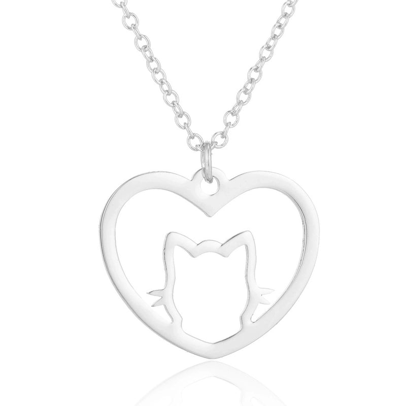 Minimalist Animal 201 Stainless Steel 18K Gold Plated Plating Stainless Steel Necklaces