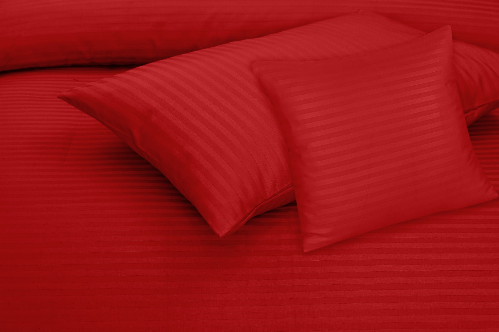 Red Stripe-Bed Sheet Set