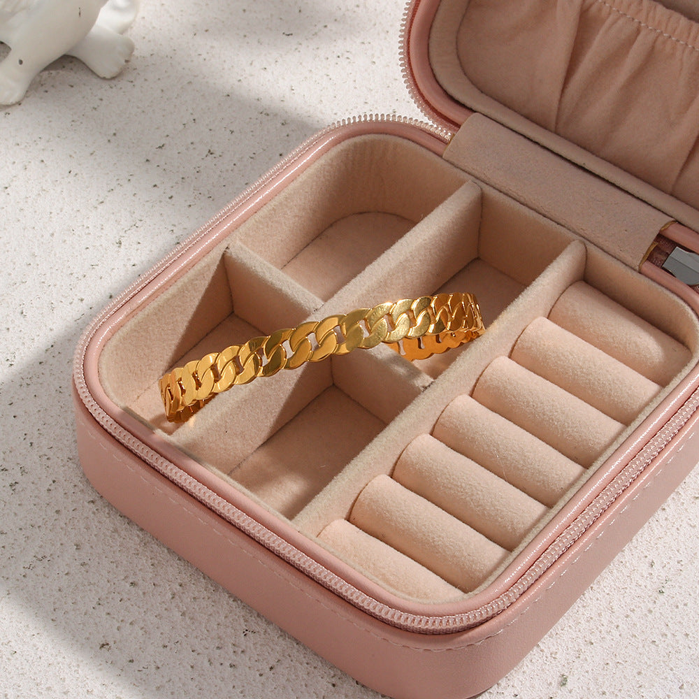 Stainless Steel 18K Gold Plated Bangles