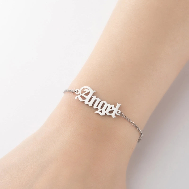Minimalist Geometric Titanium Steel Bracelets Plating No Inlaid Stainless Steel Bracelets