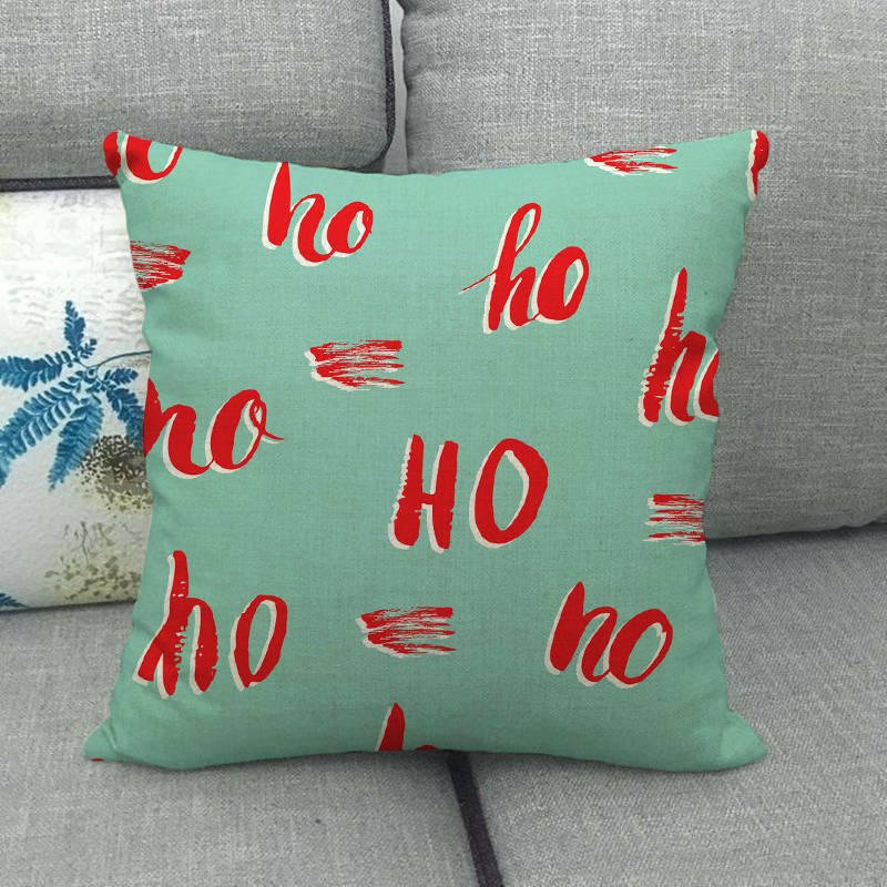 18 Cojines Merry Xmas Couch Throw Pillow Cover Case Home Sofa Decor Pillowslip