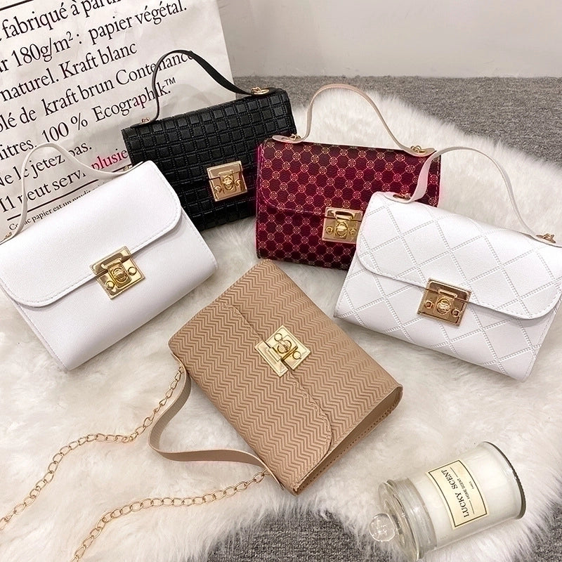 Small Pu Leather Square Bag