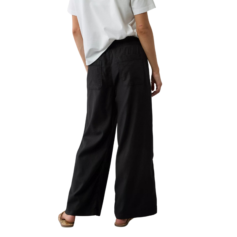 Dreamy Drape Linen Blend Pull On Pant