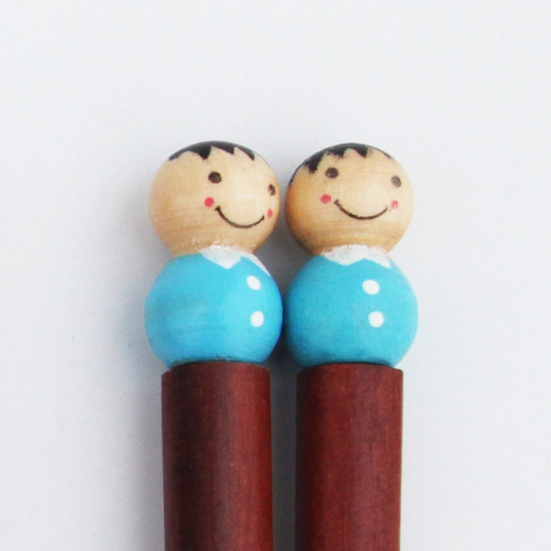 Retro Cartoon Wood Tableware 1 Pair