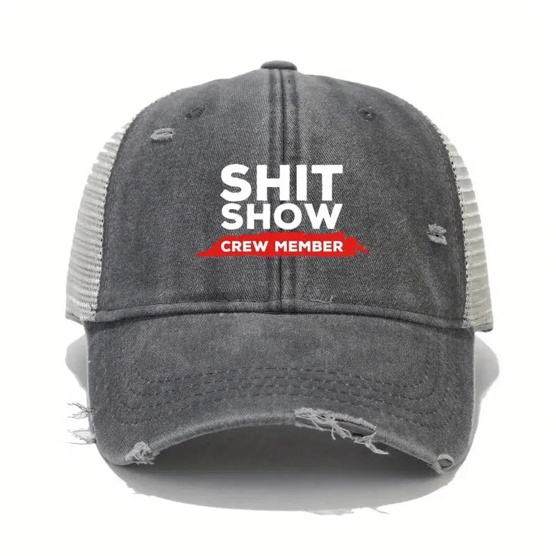 Unisex Casual Preppy Style Minimalist Letter Printing Wide Eaves Baseball Cap