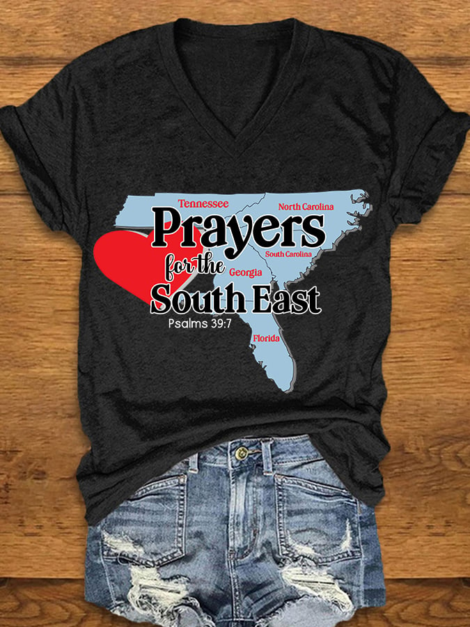 Women's Prayers for the South East. Psalms 39:7 printed T-shirt