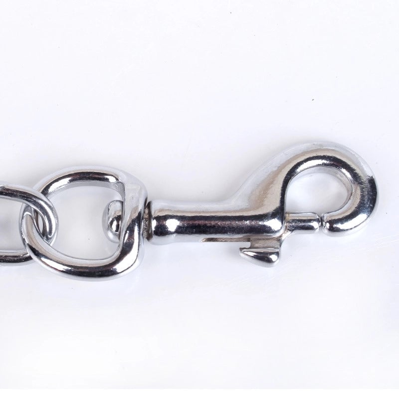 Dog Traction Pet Traction Rope Foam Handle Metal Iron Dog Chain Dog Rope Twist Chain Pet Traction Chain