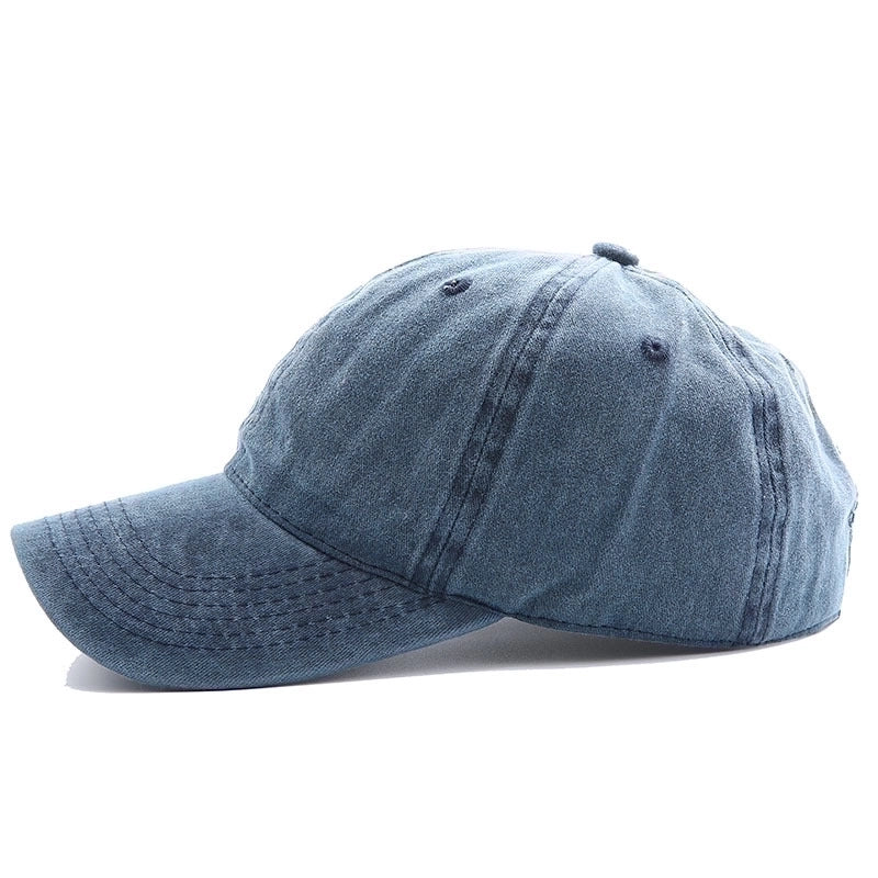 Unisex Basic Solid Color Curved Eaves Baseball Cap