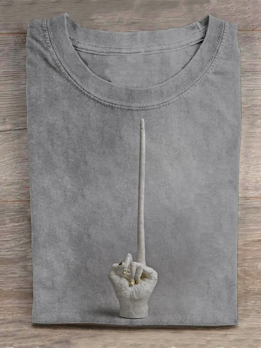 Slender Middle Finger T-shirt