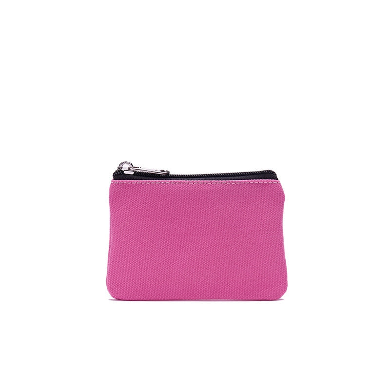 New Cotton Canvas Fashion Men's And Women's Coin Purse Card Holder Simple Fabric Coin Pouch Storage Bag