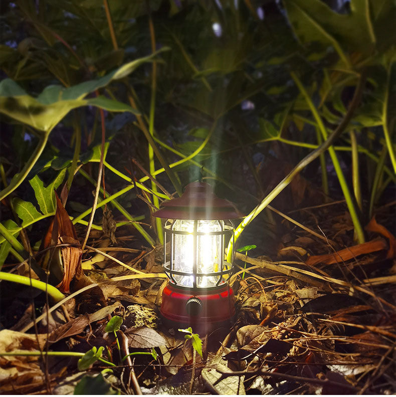 Retro Camp Lantern - USB Rechargeable