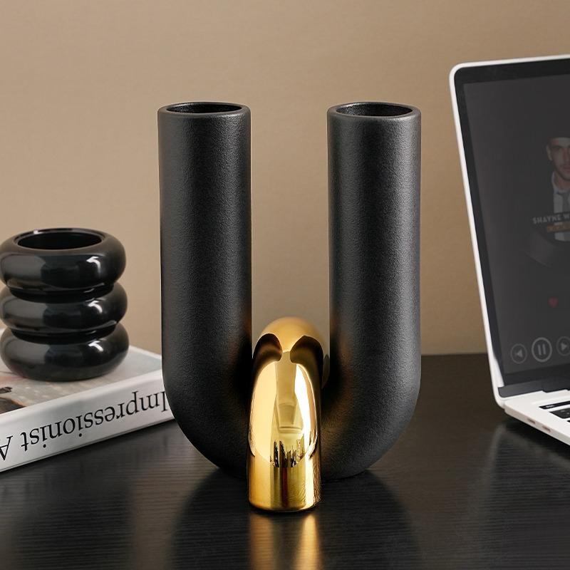 Creative U Shape  Ceramic Decor Piece