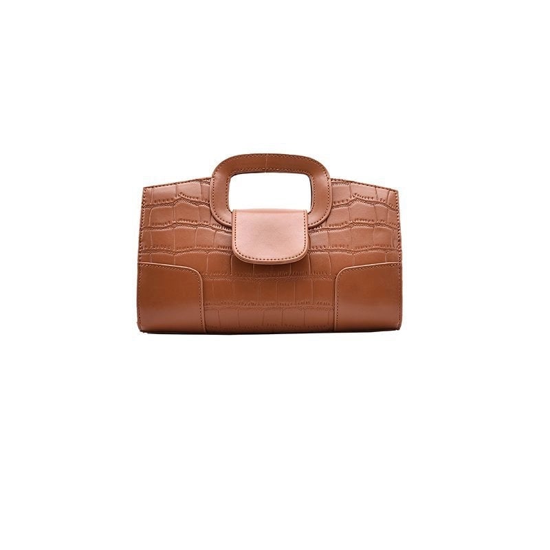 New Chain Crocodile Pattern Simple One-shoulder Messenger Handbag