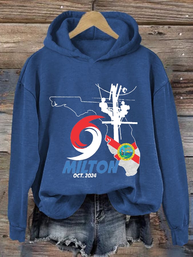 Women's Hurricane Helene Southern Strong Print Hoodie