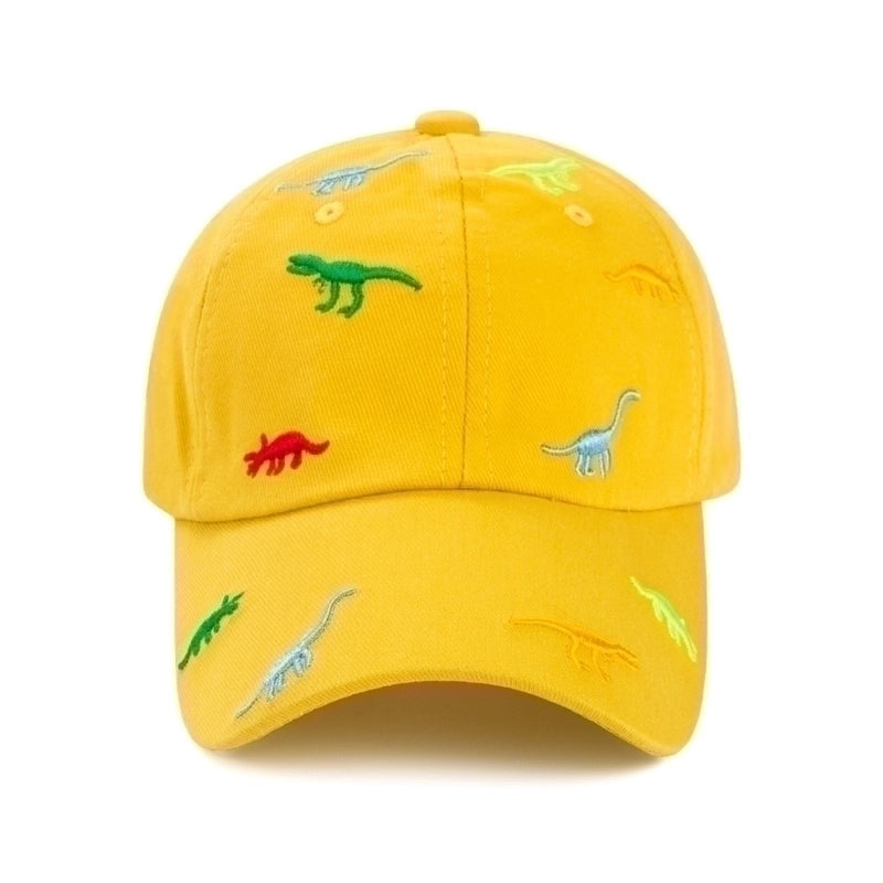 Children Unisex Cute Dinosaur Embroidery Baseball Cap