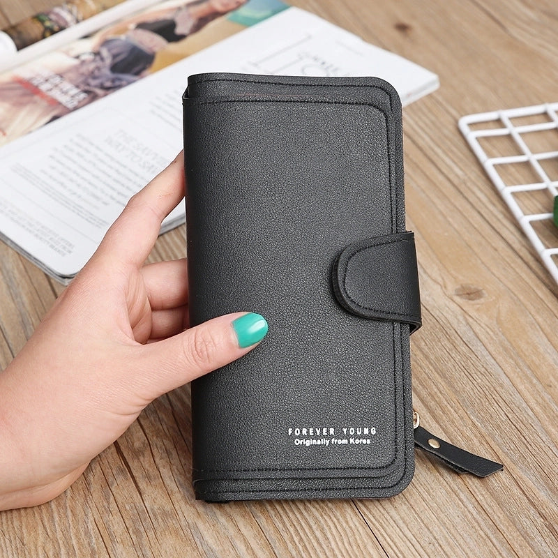 Women's Wallet Tri-fold Clutch Bag Multi-function Card Bag Coin Bag Mobile Phone Bag