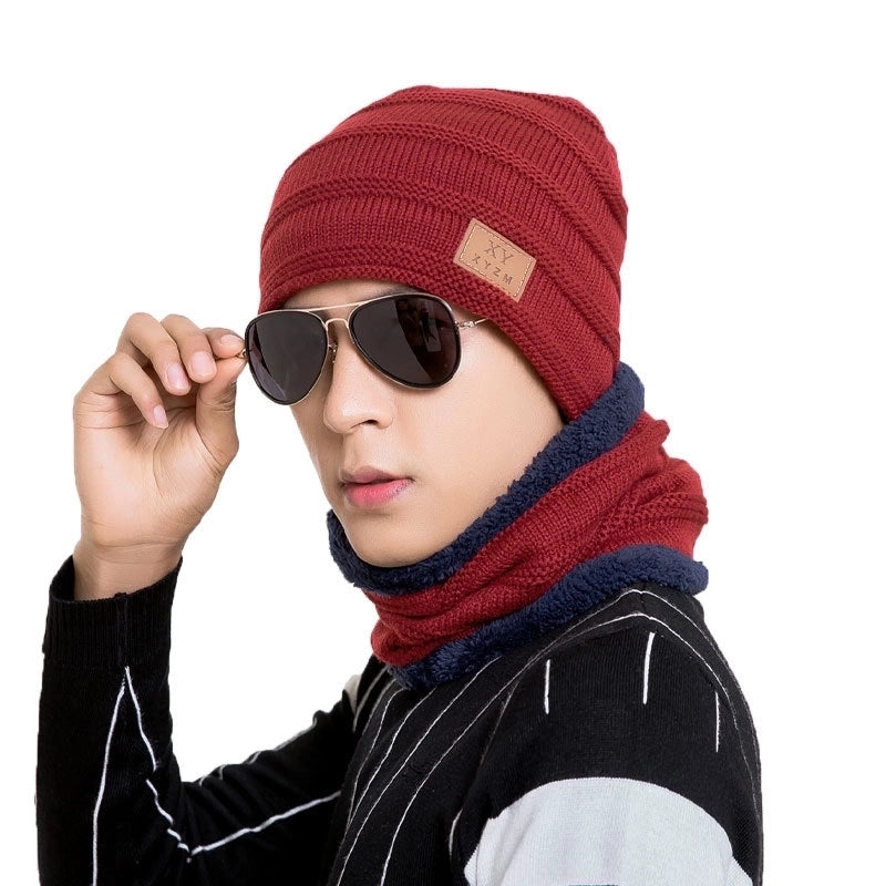 Kid's Men's Minimalist Letter Wool Cap