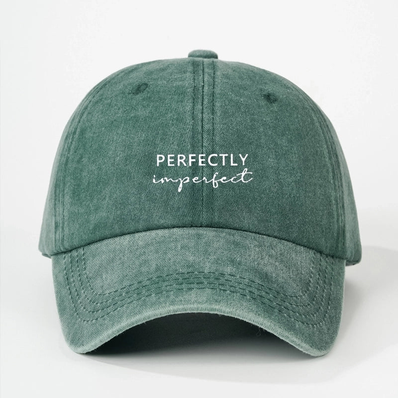 Women's Commute Letter Curved Eaves Baseball Cap