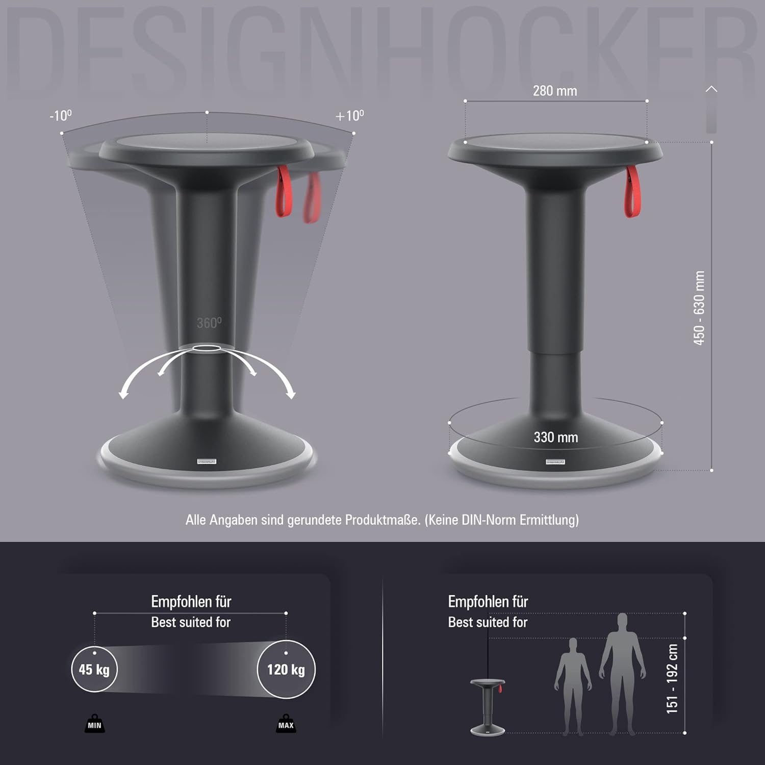 UPis1 100U ergo-stool