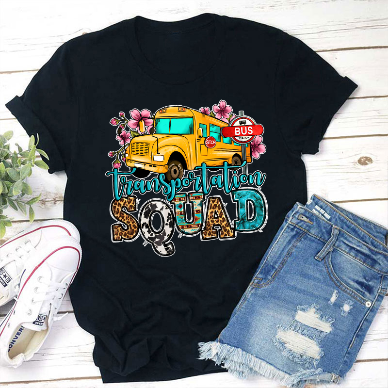 Transportation Squad Teacher T-Shirt