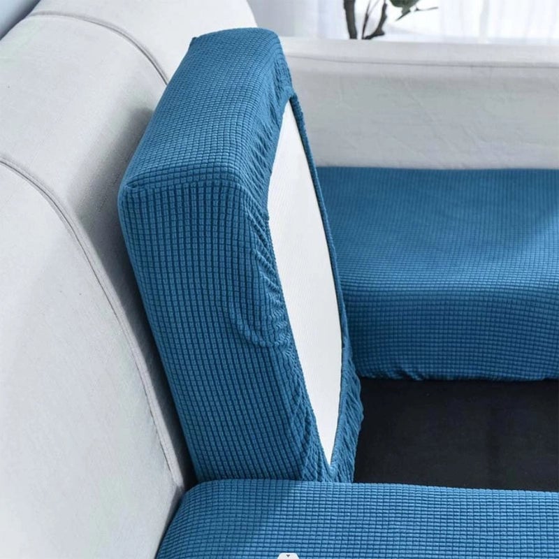 Simple Sofa Cushion Cover Household Solid Color Jacquard Knitted Elastic Sofa Cushion All-inclusive Sofa Cushion Protective Cover