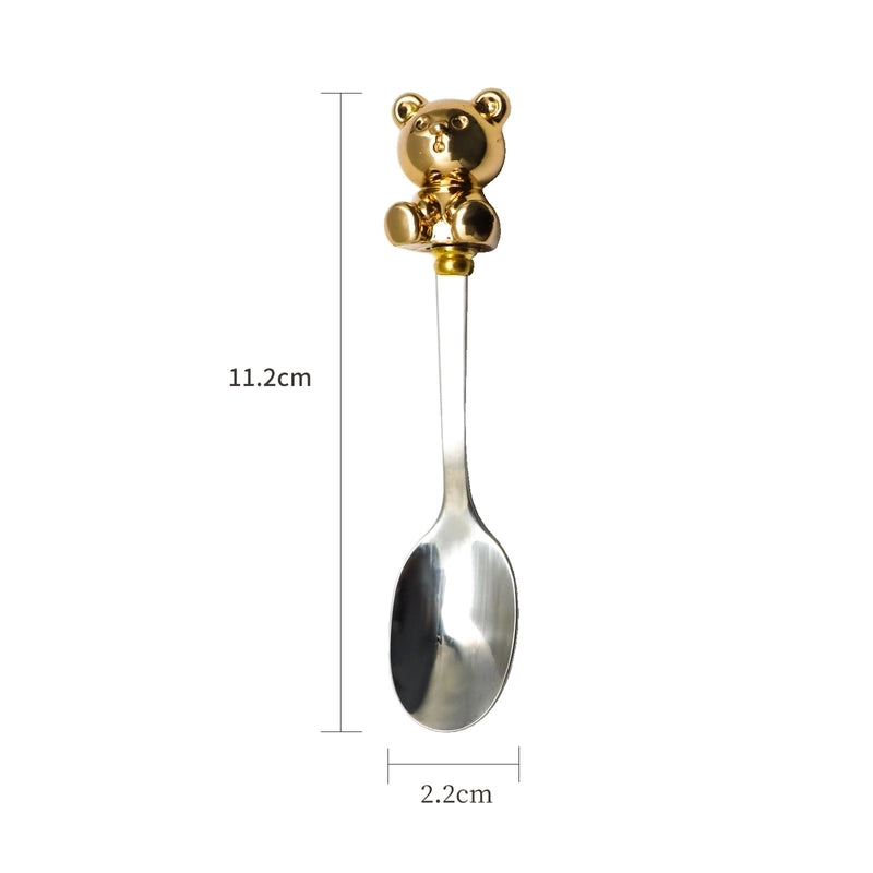 Cute Cartoon Stainless Steel Tableware 1 Piece