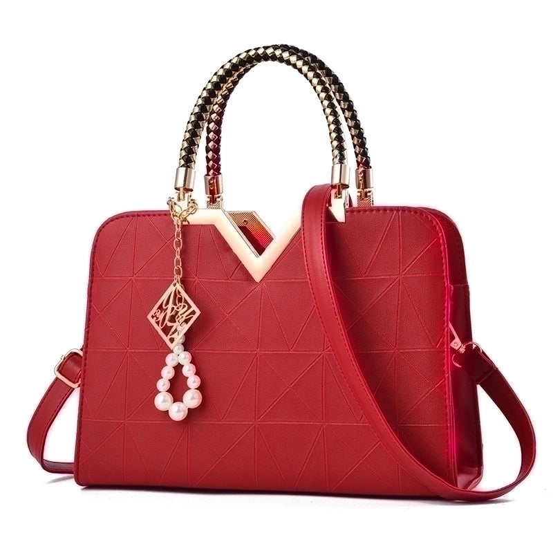 Women's Large All Seasons Pu Leather Vintage Style Handbag