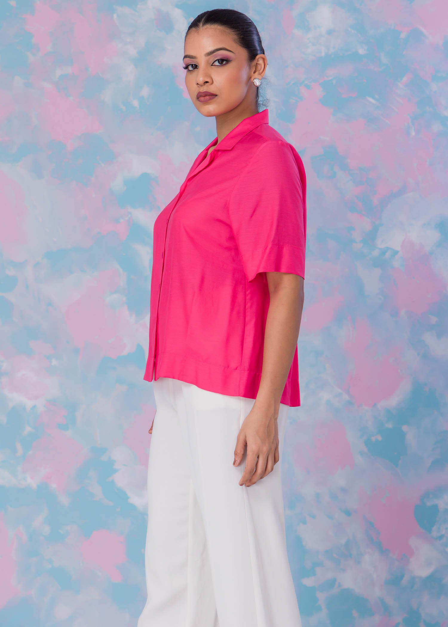 Cuban Collar Blouse